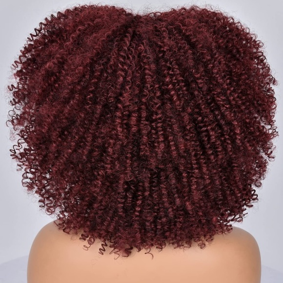 Short Kinky Curly Afro Wig - Picture 4 of 5